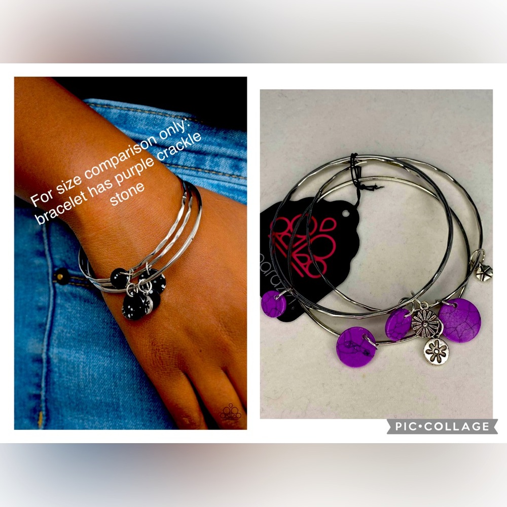 Paparazzi Plains Prairie Purple Charm Bracelet Set